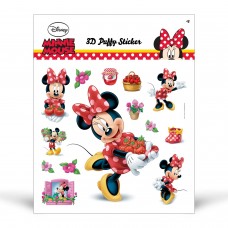 DS-182 Minnie 3D Puffy Sticker 21x21cm	