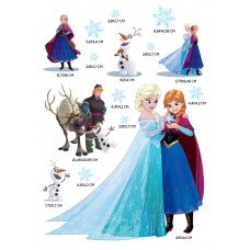 DS-241 Frozen Duvar Sticker 50X70